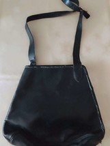 Vintage Longchamp Leather Black Shoulder Bag  - £22.93 GBP