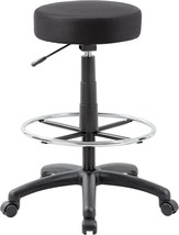 The Black Dot Drafting Stool From Boss Office Products. - £96.33 GBP