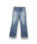 Vintage Levis 517 Jeans Sz 33x31 Distressed Bootcut Orange Tab USA Great... - £38.45 GBP