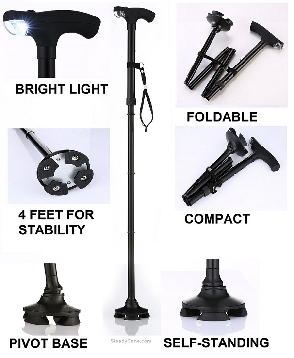 collapsible walking cane - $24.99