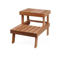 Western Red Cedar Step Bench - Great for Garden, Sauna, anywhere! Free S... - £105.50 GBP