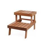 Western Red Cedar Step Bench - Great for Garden, Sauna, anywhere! Free S... - $2,470.86 MXN
