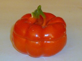 Antique Royal Bayreuth Bavaria Tomato Lidded Sugar/Trinket Bowl 2 3/4&quot; - £23.45 GBP