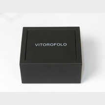Mens Cufflinks by Vitorofolo Use for French Cuff Shirt V29-3 Silver Plated image 5