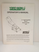 Yard-Man 21&quot; Self-Propelled Mower Manual Self Prop 979  Exploded Views - $8.60