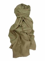 Pashtoosh Luxury Cashmere Stole Sable by Pashmina &amp; Silk - £189.32 GBP