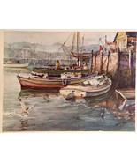 J.M. Sessions Watercolor Lithograph Print &quot;Misty Morning&quot; Officially App... - £163.38 GBP