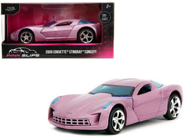 2009 Chevrolet Corvette Stingray Concept Pink Metallic with Blue Tinted ... - $20.69