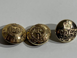 3 British Army Service Buttons Engineers, Medical corps 25 mm - $23.28