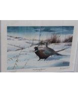 CROSS COUNTRY PHEASANTS Small Ed of 500,Artist&#39;s Proof Print S/N By Les ... - $110.86 CAD