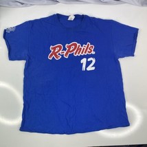 Reading Phillies Rhys Hoskins #12 Sga T-SHIRT Jersey Adult Xl - $27.80