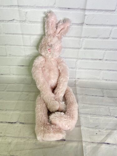 Emrad Creations Pink Bunny Rabbit Plush Stuffed Animal Toy Long Legs Arms - £58.38 GBP