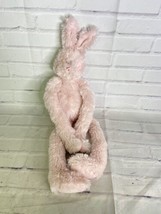 Emrad Creations Pink Bunny Rabbit Plush Stuffed Animal Toy Long Legs Arms - £58.14 GBP