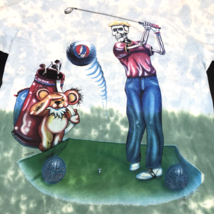 Vintage 1994 Grateful Dead GDM Golfer w/ Bear Tour T-Shirt Sz L Anvil USA - £291.88 GBP