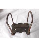 Industrial Antique Cast Iron Arch Wall File Hook Yawman &amp; Erbe Invoice H... - £31.59 GBP