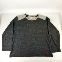 Tommy Bahama Crew Neck Long Sleeve Fleece Sweater Mens Size XL Black Red Marlin - £18.92 GBP