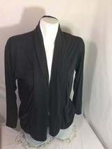 Unbranded Women Dark Gray Blouse Size M Solid Color Soft Material Bim59#40 - $26.90