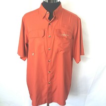 Habit Fishing Shirt Mens Size Large Solar Factor 30Vented Back Hunting Outdoors - £13.58 GBP