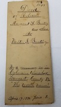 Deed of Release 1880 Lancaster Pennsylvania Colerain The Worth Farm - $17.05