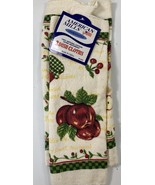 Red Apple Kitchen Dish Cloth Towel Set Country Farmhouse Cottage Vintage... - $188.27 MXN