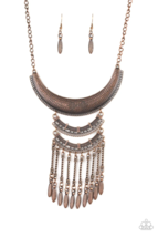 Paparazzi Eastern Empress Copper Necklace - New - £3.58 GBP