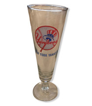 Vintage New York Yankees MLB Footed Glass RARE - £19.14 GBP