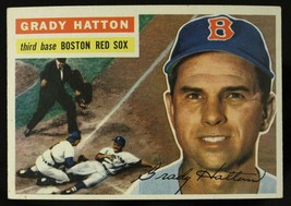 Vintage Baseball Card Topps 1956 #26 Grady Hatton Third Base Boston Red Sox - £7.62 GBP
