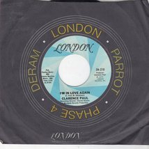 I&#39;m In Love Again &amp; Blue Tuesday by Clarence Paul - London 45 RPM Record - £2.77 GBP