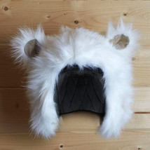 Headztrong Polar Bear Furry Ski Helmet Cover - £74.30 GBP