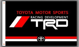 Toyota Motor Sports Racing Development TRD Flag 3X5 Ft Polyester Best Flag Colle - £13.51 GBP