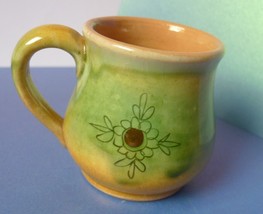 VTG Studio Art Pottery Latvian Ceramic Keramikas Fabrika CUP rare ornament - $14.80