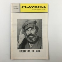 1970 Playbill Shubert Theatre Bob Carroll in Fiddler On The Roof Jerome Robbins - £14.93 GBP