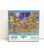 Times Square NYC 300 Large Puzzle Pcs Fun Activity Entertain Mind Adult ... - £17.08 GBP