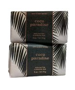 Bath &amp; Body Works Coco Paradise Shea Butter Cleansing Bar Soap 5oz. x2 - $17.95
