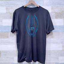 Carolina Panthers Nike Dri Fit Graphic T Shirt Tee Black NFL Football Me... - $24.74
