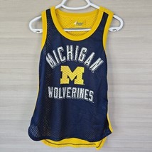 G-III 4her by Carl Banks Michigan Wolverines Women&#39;s Navy Comeback Mesh ... - $14.84