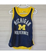 G-III 4her by Carl Banks Michigan Wolverines Women&#39;s Navy Comeback Mesh ... - £11.76 GBP