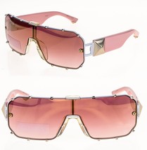 Linda Farrow Giles Deacon Geometric Pink White Retro Fashion PG8 Sunglasses - £186.83 GBP