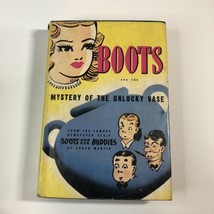 Rare BOOTS AND THE MYSTERY OF THE UNLUCKY VASE  WHITMAN BOOK  1943 Vintage - $19.25
