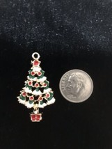 Christmas Tree Enamel Bangle Pendant charm Necklace Pendant Charm C23 Style CT - $14.67