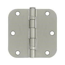 Deltana S35R5BB15 Radius Ball Bearing Hinge, Satin Nickel - Steel Pack of 2 - £11.79 GBP