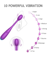 Silicone Slim G-spot Massager Vibrator Beginner Female Sex Toys for Women - $7.99