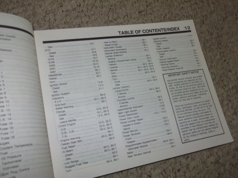 1992 Ford F-150 F-250 F250 350 BRONCO TRUCK Service Shop Repair Manual Set OEM x Item image 12