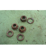 FRONT SHOCK STRUT MOUNTING NUTS 1988 88 KAWASAKI MULE 1000 KAF450 KAF 450 - $8.42