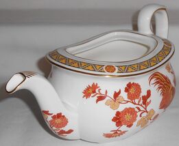 WEDGWOOD Bone China GOLDEN COCKEREL PATTERN Teapot (NO LID) Made in England - $49.49