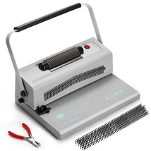 Offnova Spiral Coil Binding Machine, Round Hole Punch Book Binder With Electric - £229.99 GBP