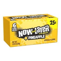5x Packs Now & Later Pineapple Candy ( 6 Piece Packs ) Fast Free Shipping! - £6.57 GBP