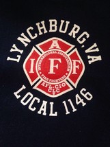 Lynchburg Virginia Local 1146 AFL-CIO CLC Firefighters Assoc T-Shirt USA... - £39.30 GBP