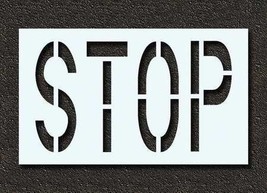 Pavement Stencil,Stop,24 In - £161.31 GBP