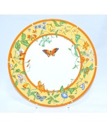 Hermes La Siesta Dinner Plate 27 cm porcelain yellow flower 10.6&quot; - £378.74 GBP